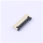 FPC连接器>0.5-20P 翻盖下接>KH-FG0.5-H2.0-20P-SMT