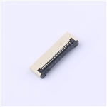 FPC连接器>0.5-26P 翻盖下接>KH-FG0.5-H2.0-26P-SMT