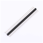 排针 间距:2.54mm 单排卧贴 1x27P KH-2.54PH-1X27P-L13.5-WT